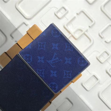 louis vuitton wallet blue stripe